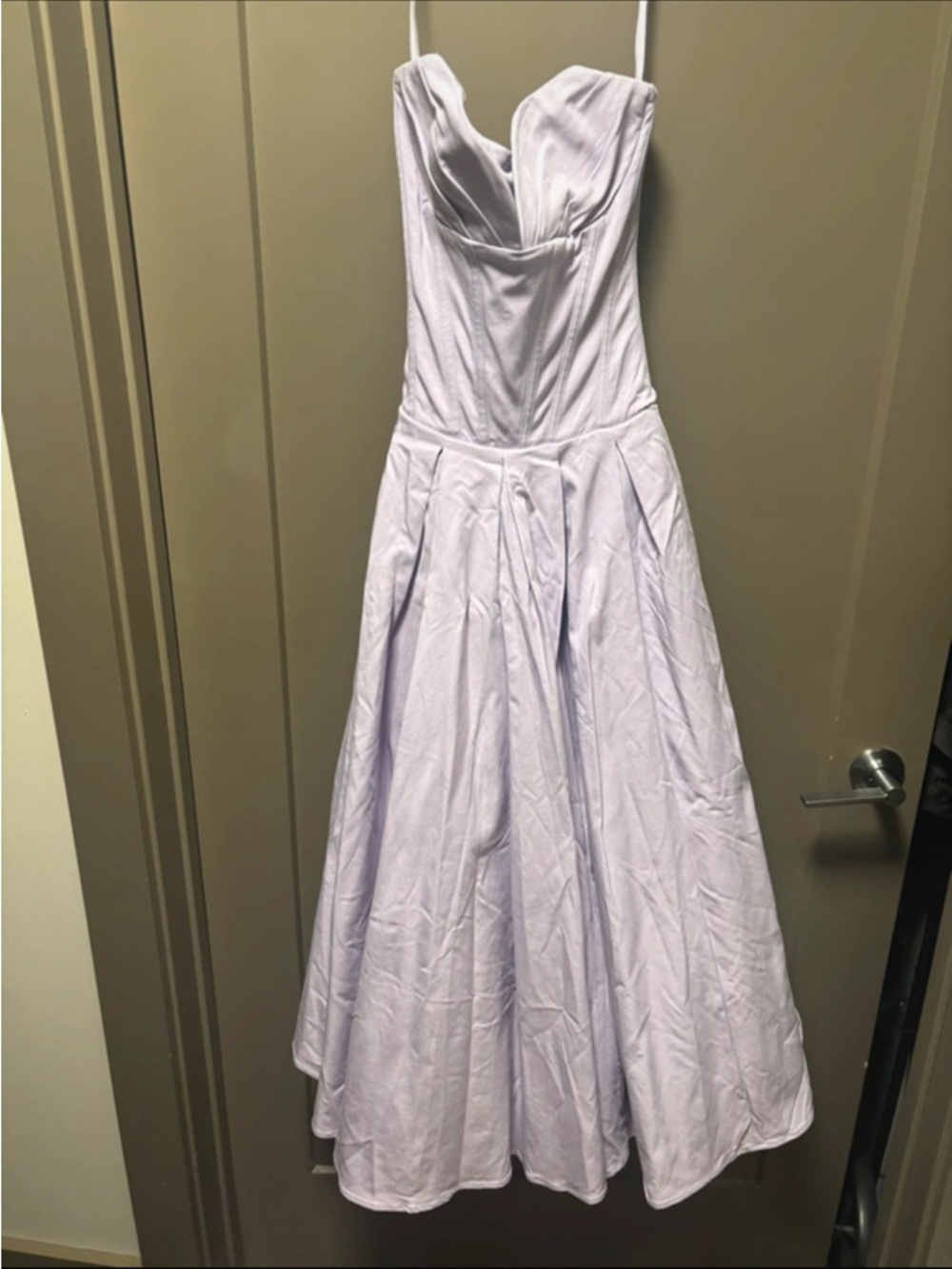 House of cb Lady purple / Lilac Corset Midi Dress - Picture 3 of 4